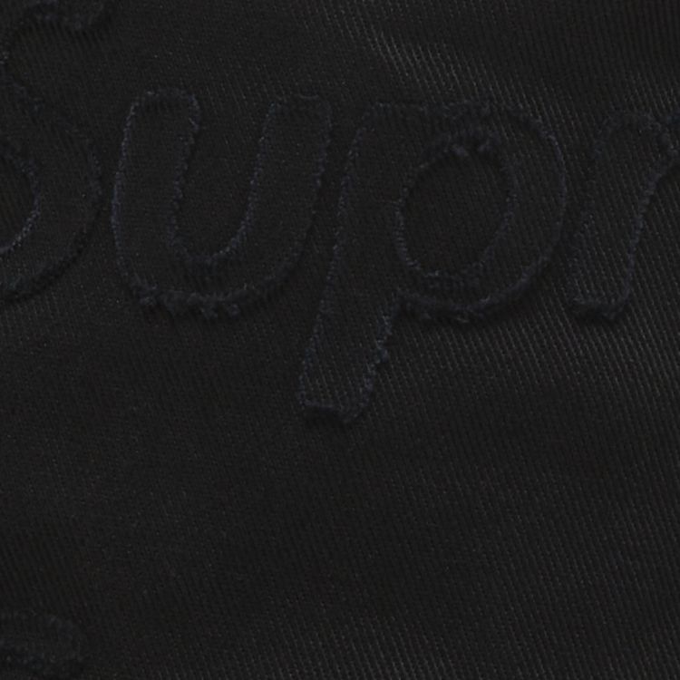 Supreme Lasered Twill Crusher Black
