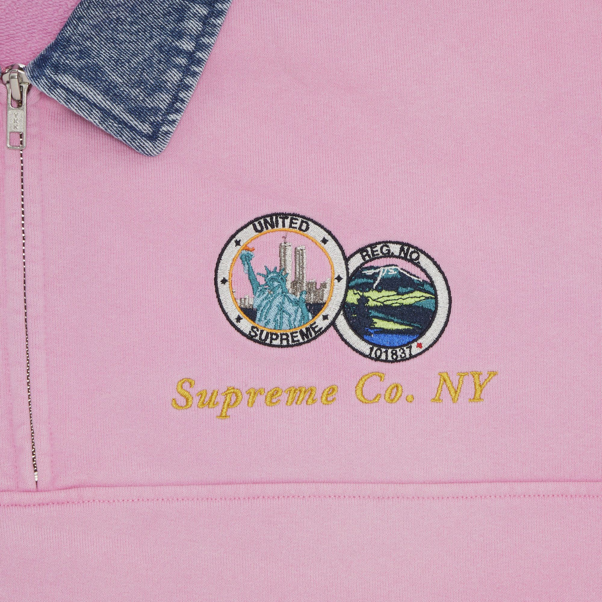 Supreme x Champion Half Zip Pullover Pink Size L | eBay