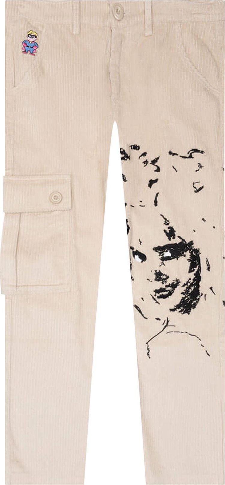 Buy KidSuper The Con Artist Corduroy Cargo Pants 'Tan' - SS23 PT 24 TAN ...
