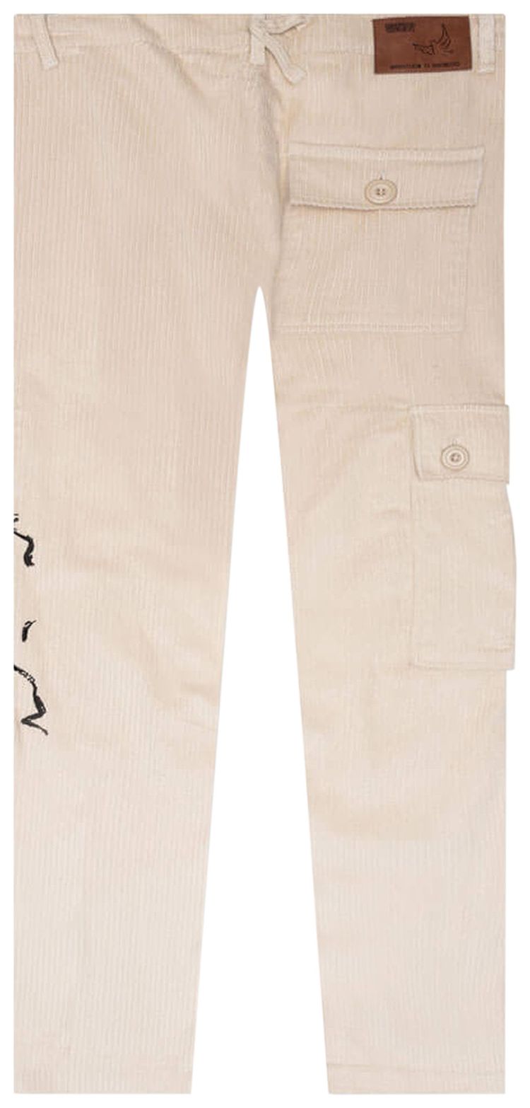 KidSuper The Con Artist Corduroy Cargo Pants Tan