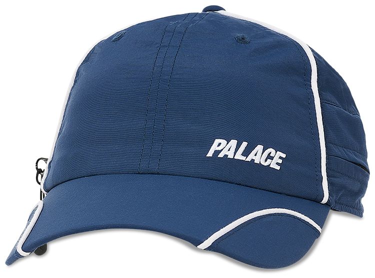 Palace Font Zip Shell Neck Saver 6 Panel Navy