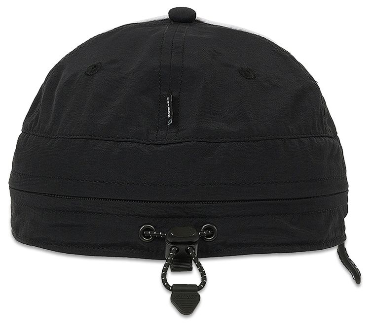 Palace Font Zip Shell Neck Saver 6 Panel Black
