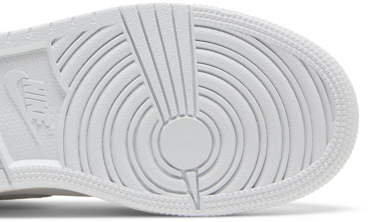 Air Jordan 1 Mid SE Craft GS Inside Out   White Sail