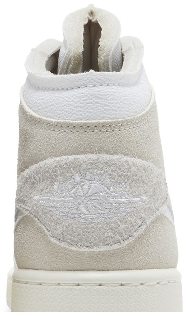 Air Jordan 1 Mid SE Craft GS Inside Out   White Sail