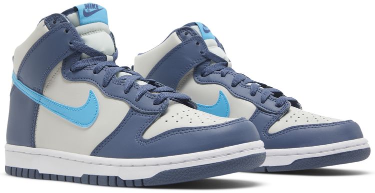 Nike Dunk High GS Light Bone Diffused Blue