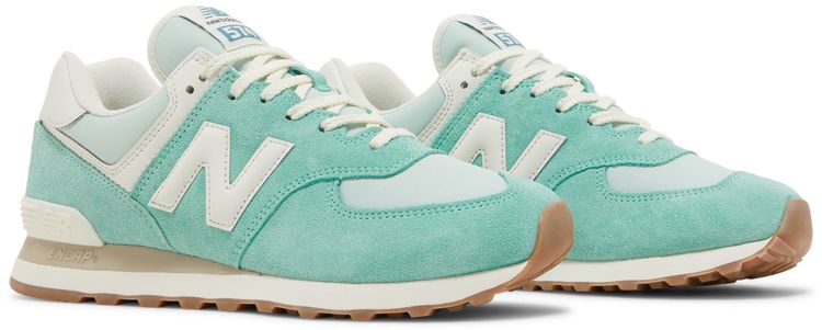 New Balance 574 Green White Gum