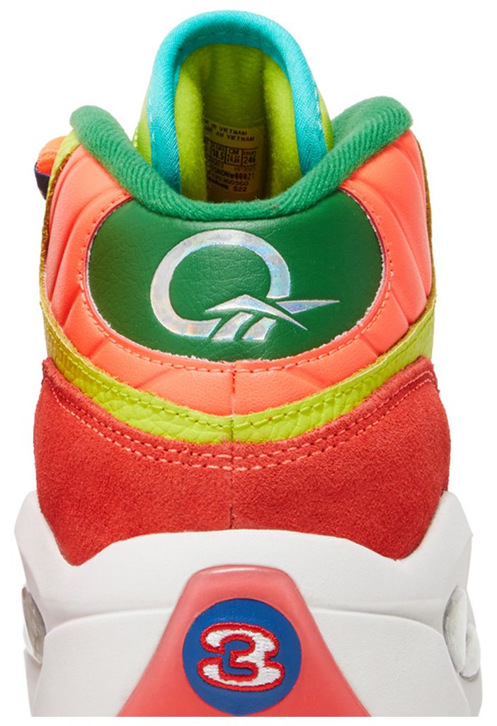 Reebok Question Mid Big Kid Color Explosion