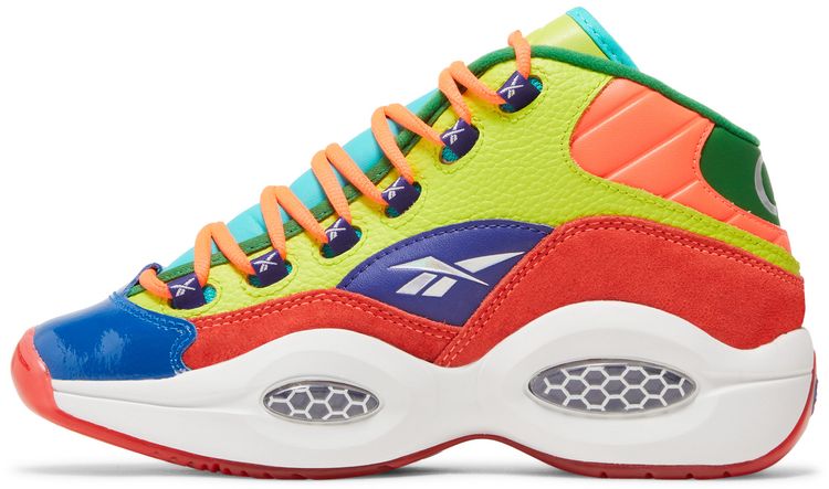 Reebok Question Mid Big Kid Color Explosion