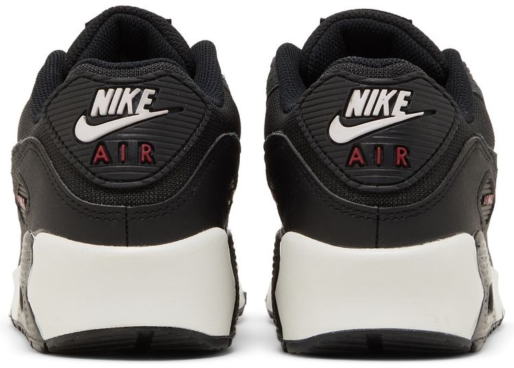 Nike Air Max 90 Leather GS Anthracite Team Red