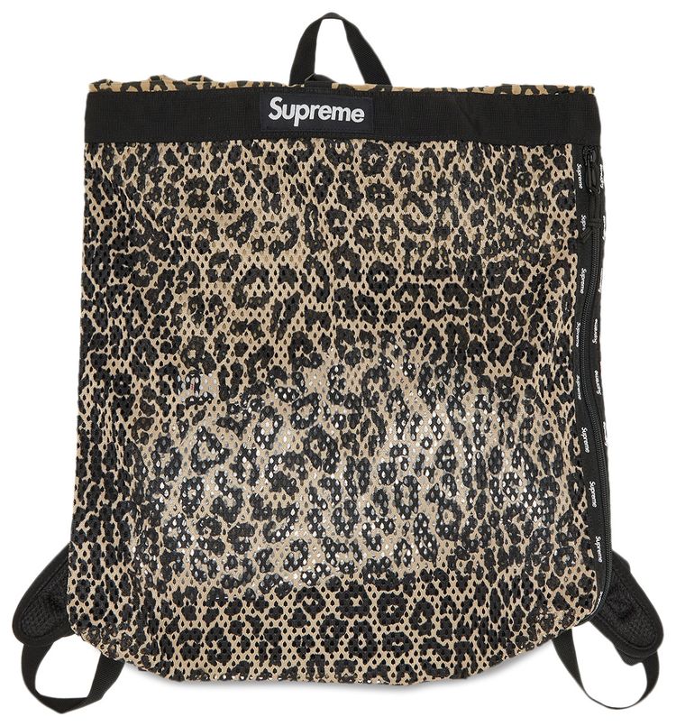 Supreme Mesh Backpack 'Leopard'