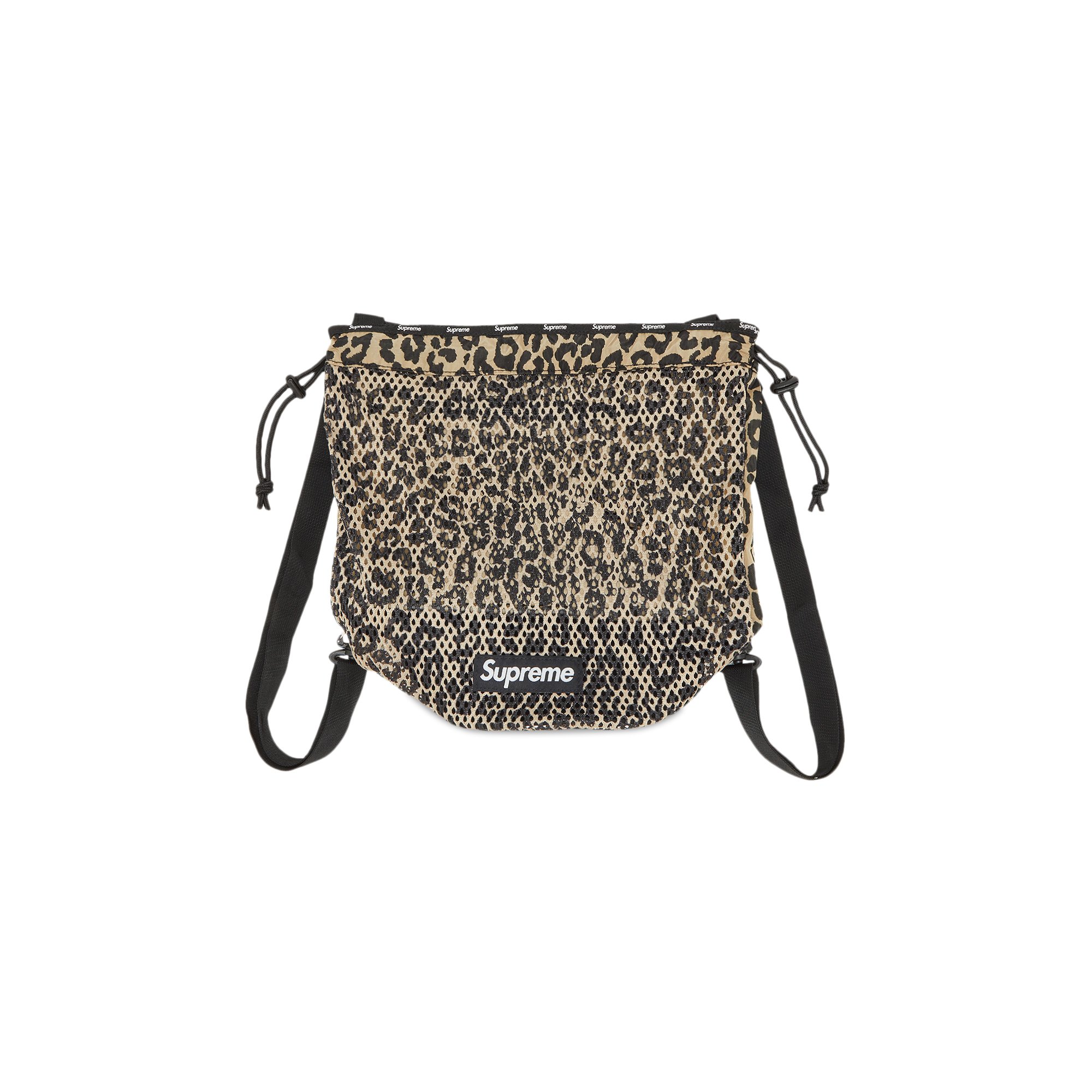 Supreme Mesh Small Backpack 'Leopard'