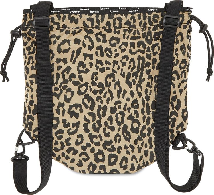 Supreme Mesh Small Backpack Leopard