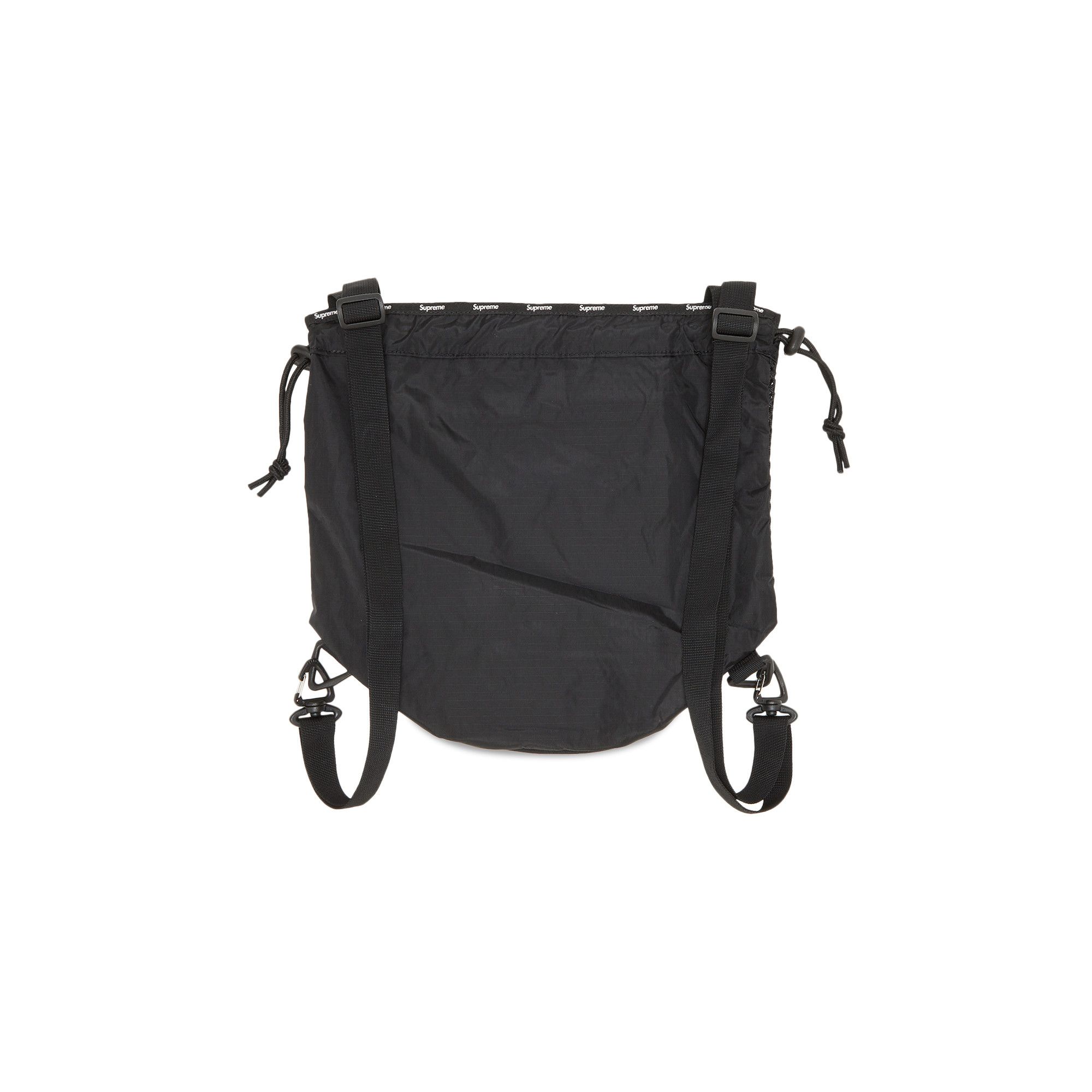 Supreme Mesh Small Backpack Black ホワイト