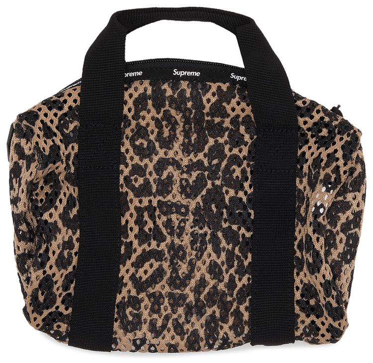 Supreme Mesh Mini Duffle Bag Leopard