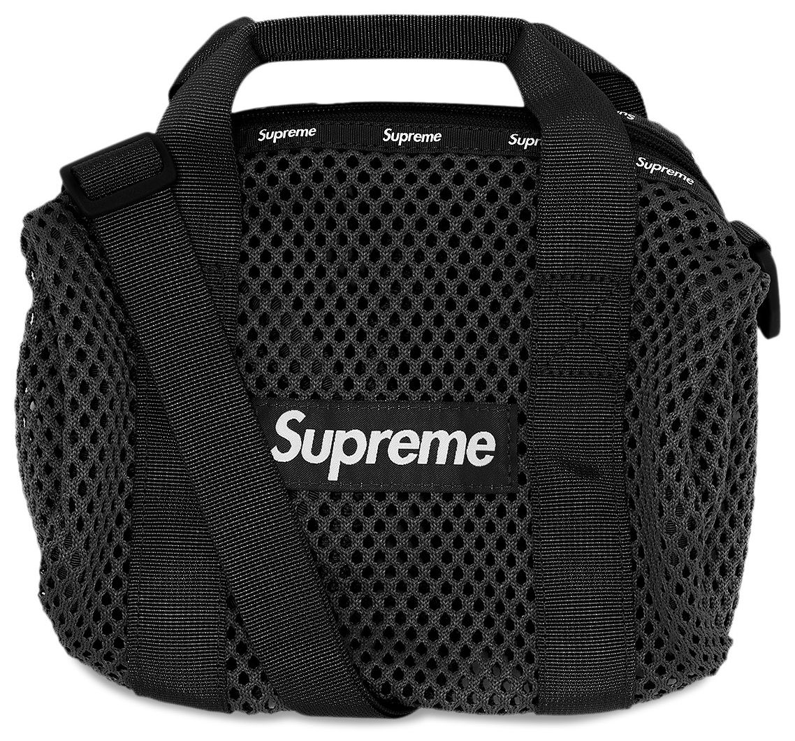 Buy Supreme Mesh Mini Duffle Bag 'Black' SS23B20 BLACK GOAT