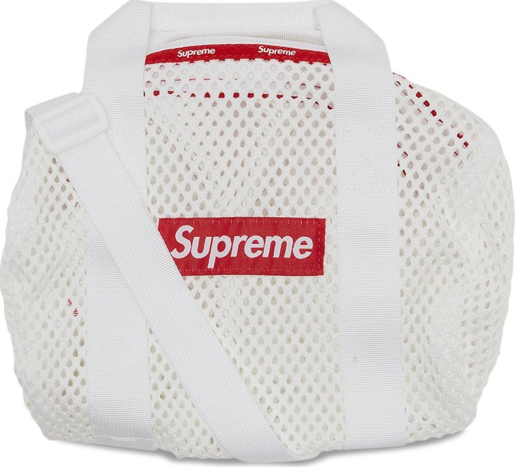 Supreme Mesh Mini Duffle Bag 'White'