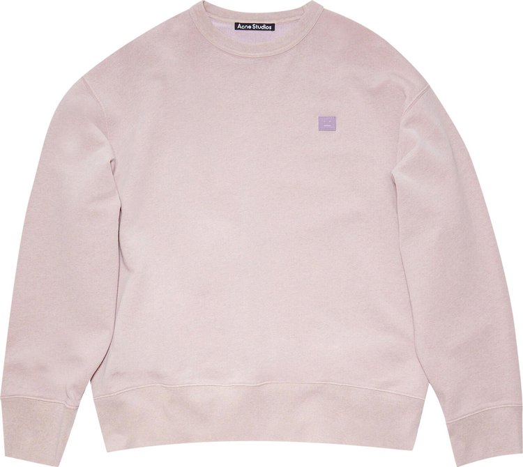 Acne Studios Crewneck Sweatshirt 'Violet Pink Melange'