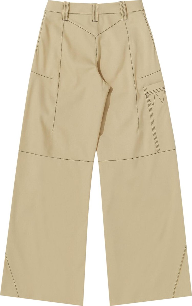 Kiko Kostadinov Angled Pants Birch