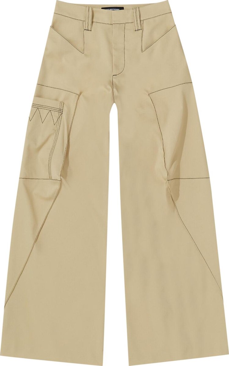 Kiko Kostadinov Angled Pants 'Birch'