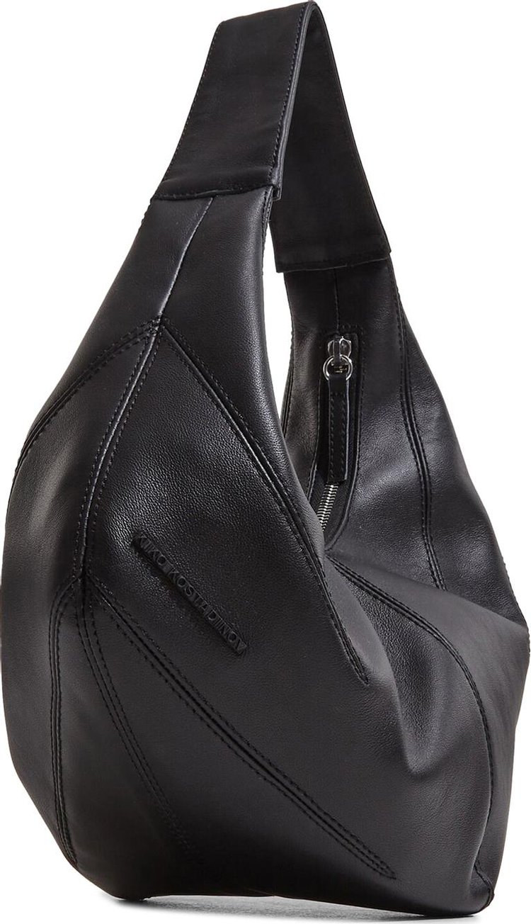 Kiko Kostadinov Bugle Hobo Bag Raven Black