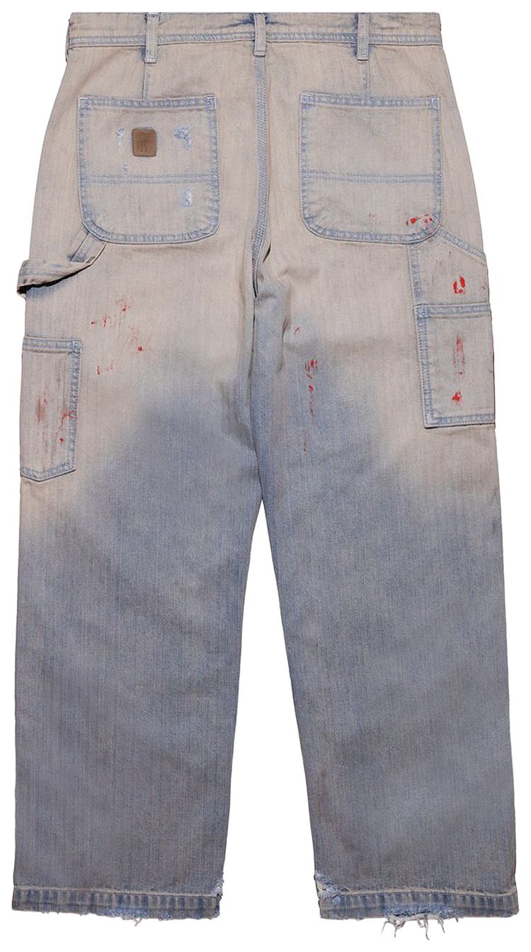 Enfants Riches Deprimes Paint Pants Faded Indigo