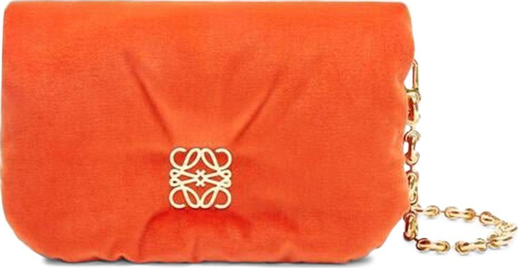 Loewe Mini Puffer Goya Bag 'Coral Red'