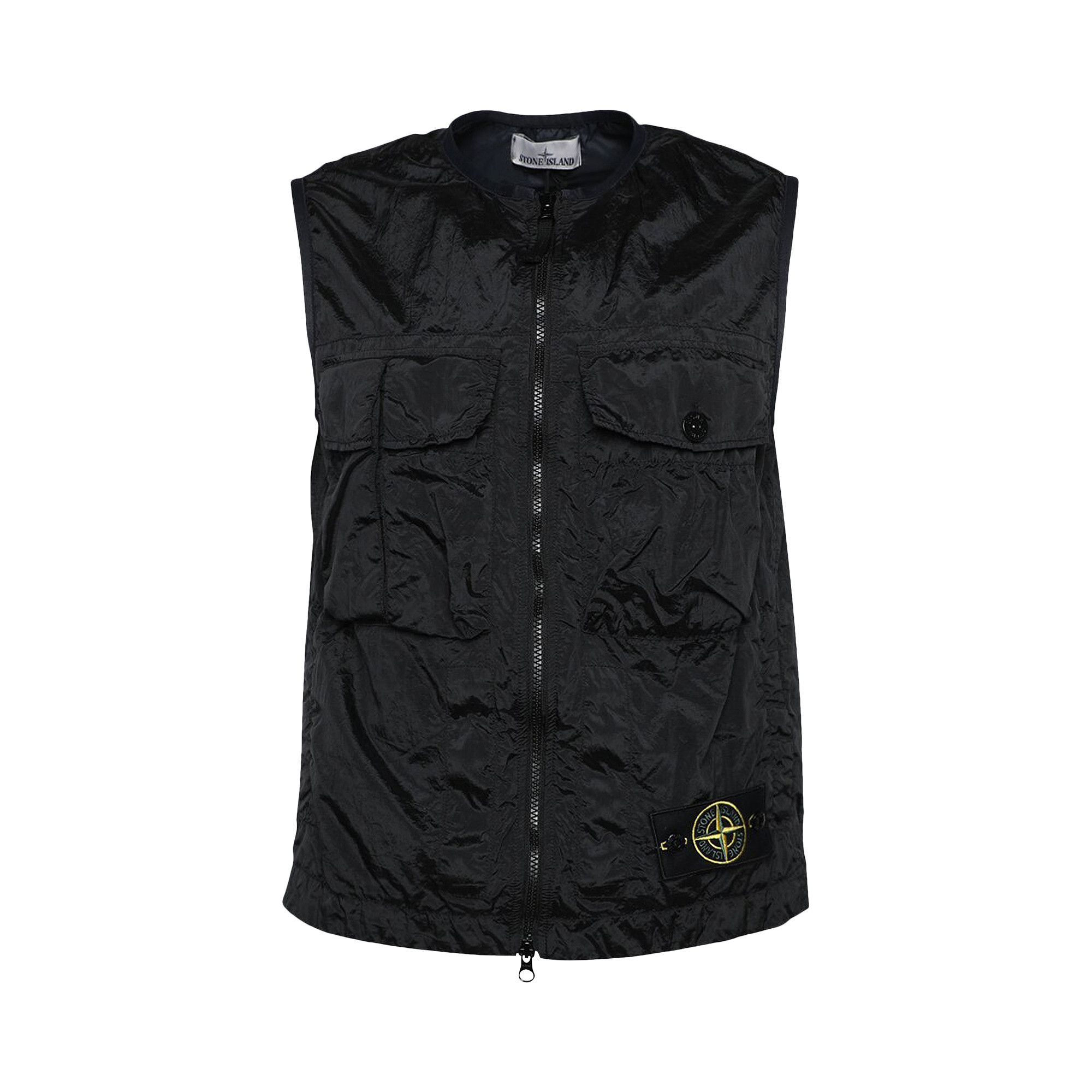 Buy Stone Island Vest Charcoal 7815G0619 V0065 GOAT UK