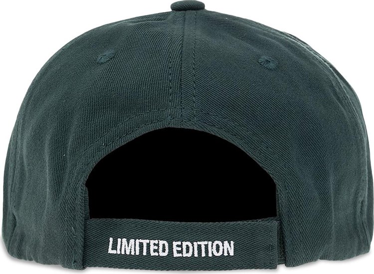 Vetements Polizei Embroidered Baseball Cap Forest Green