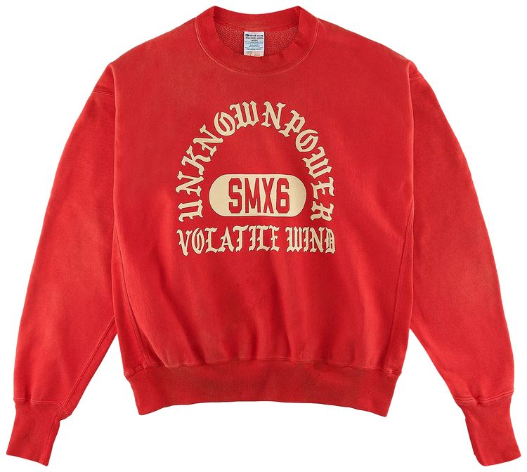 SAINT Mxxxxxx Unknown Crewneck Red