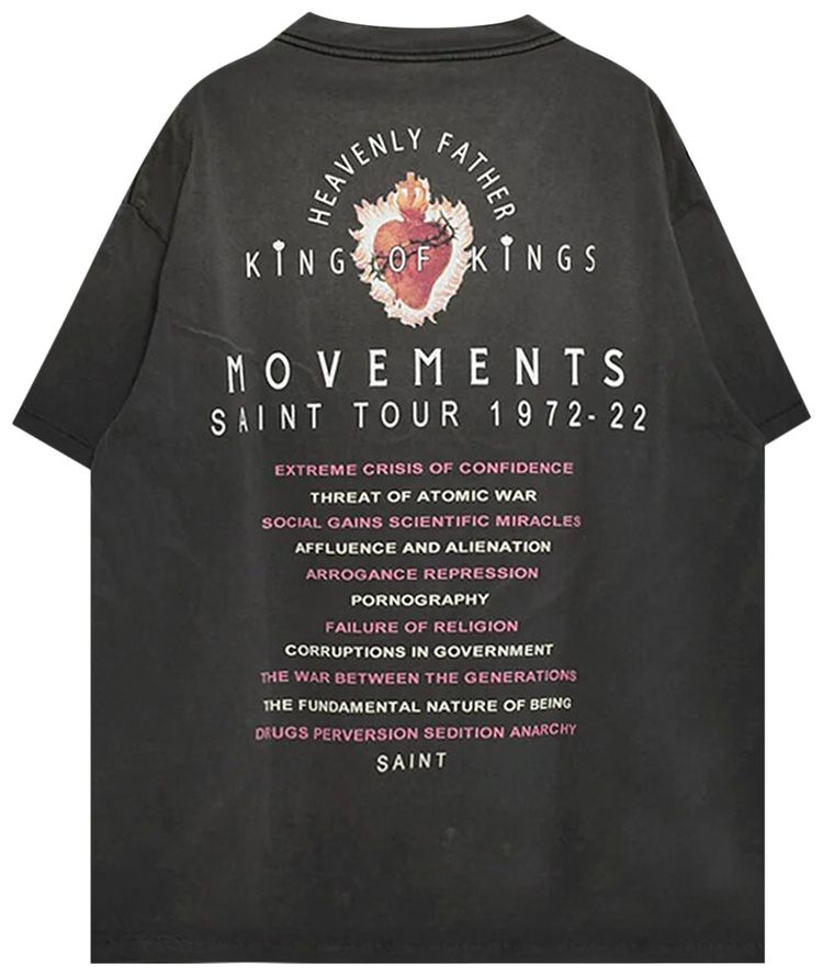 SAINT Mxxxxxx Eyes Tee Black