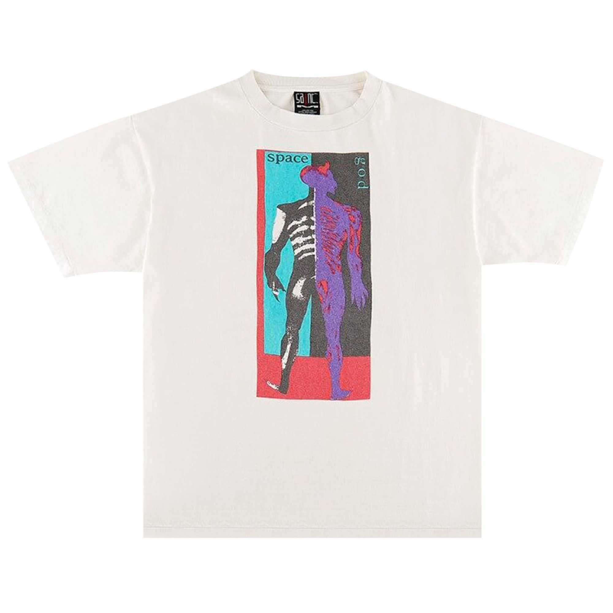 Buy SAINT Mxxxxxx Space God Tee 'White' - SM S23 0000 022 | GOAT