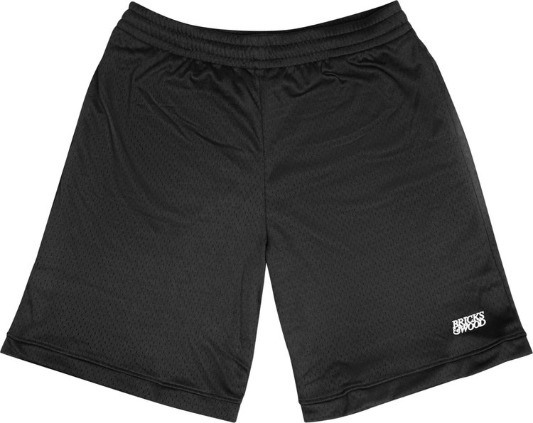 Bricks  Wood Mesh Logo Basketball Shorts Black