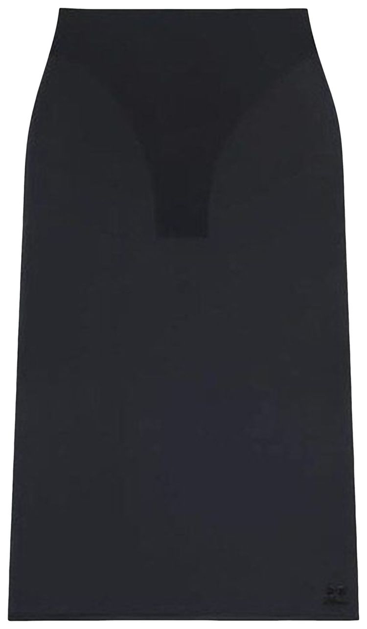 Courreges 2ND Skin Tube Skirt Black