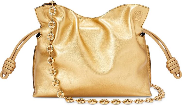 Loewe Flamenco Clutch Mini Bag 'Gold'