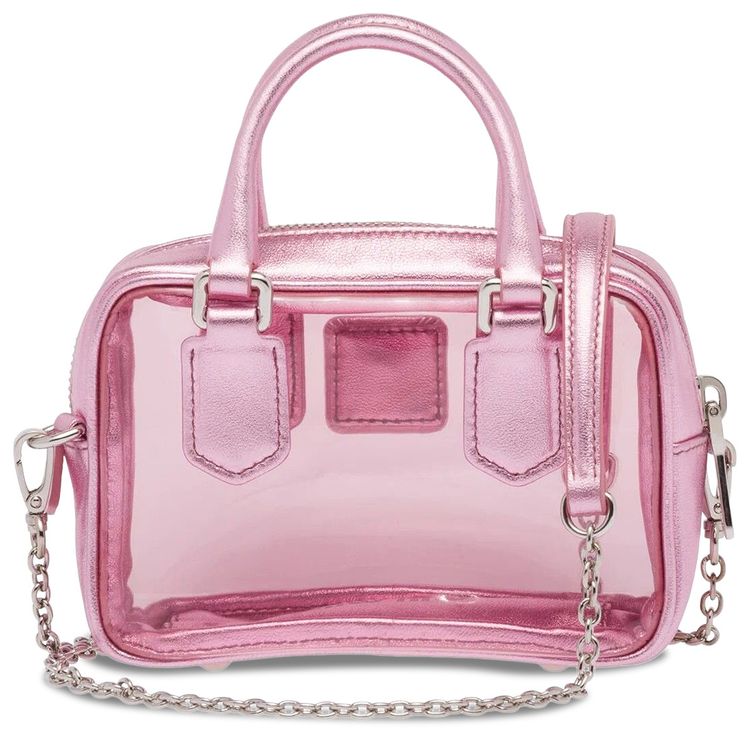 Miu Miu Plex Mini Satchel Pink