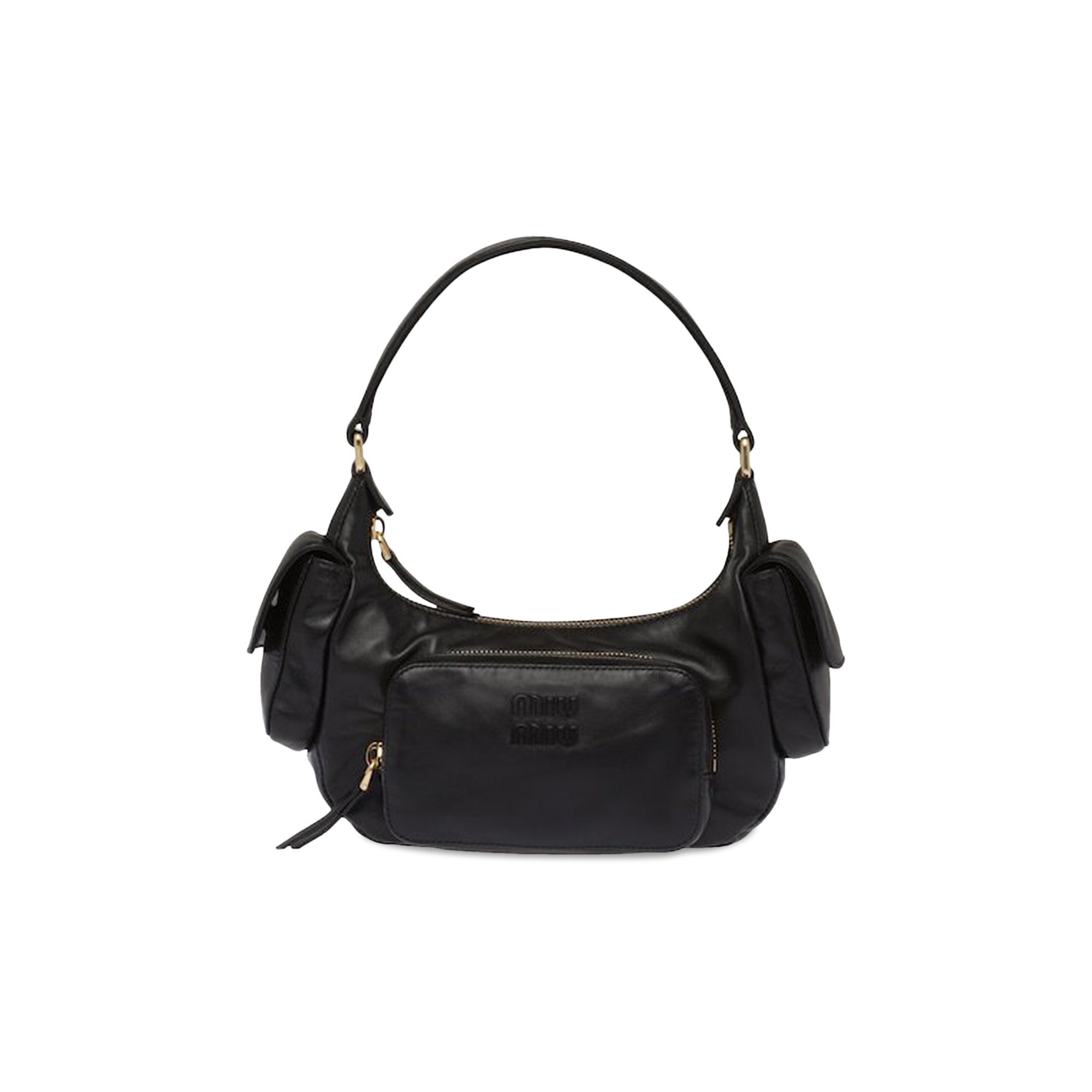 Buy Miu Miu Nappa Leather Pocket bag 'Black' - 5BC146 2F8N F0002 V 