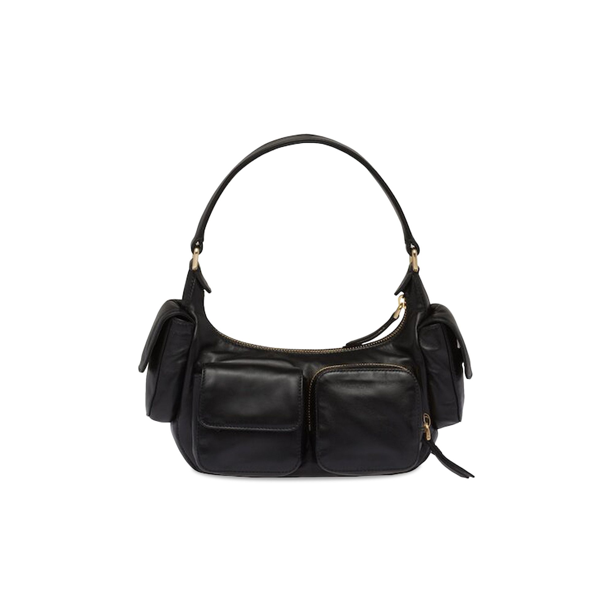 ハンドバッグ MIU MIU 5BC146_2F8T_F0201 NAPPA LEATHER POCKET BAG Coffee Nappa Leather Pocket Bag | Miu Miu