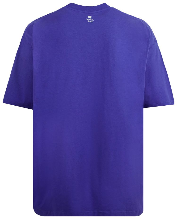 Vetements Dont Ask Me Anything T Shirt Royal Blue