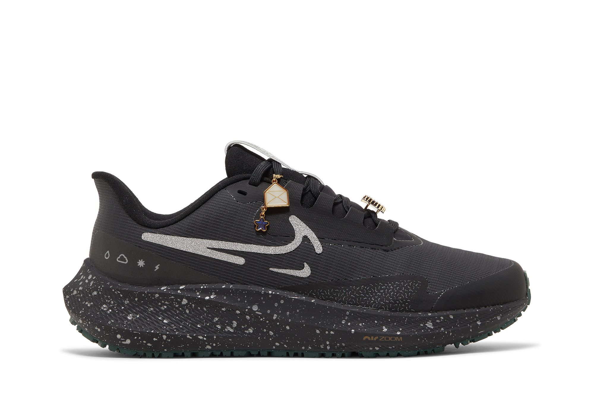 Nike pegasus gold and black top