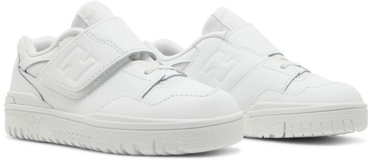 New Balance 550 Bungee Lace Top Strap Toddler Triple White