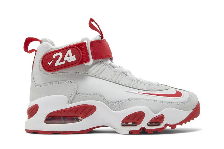 Air Griffey Max 1 Pure Platinum/White/University Red