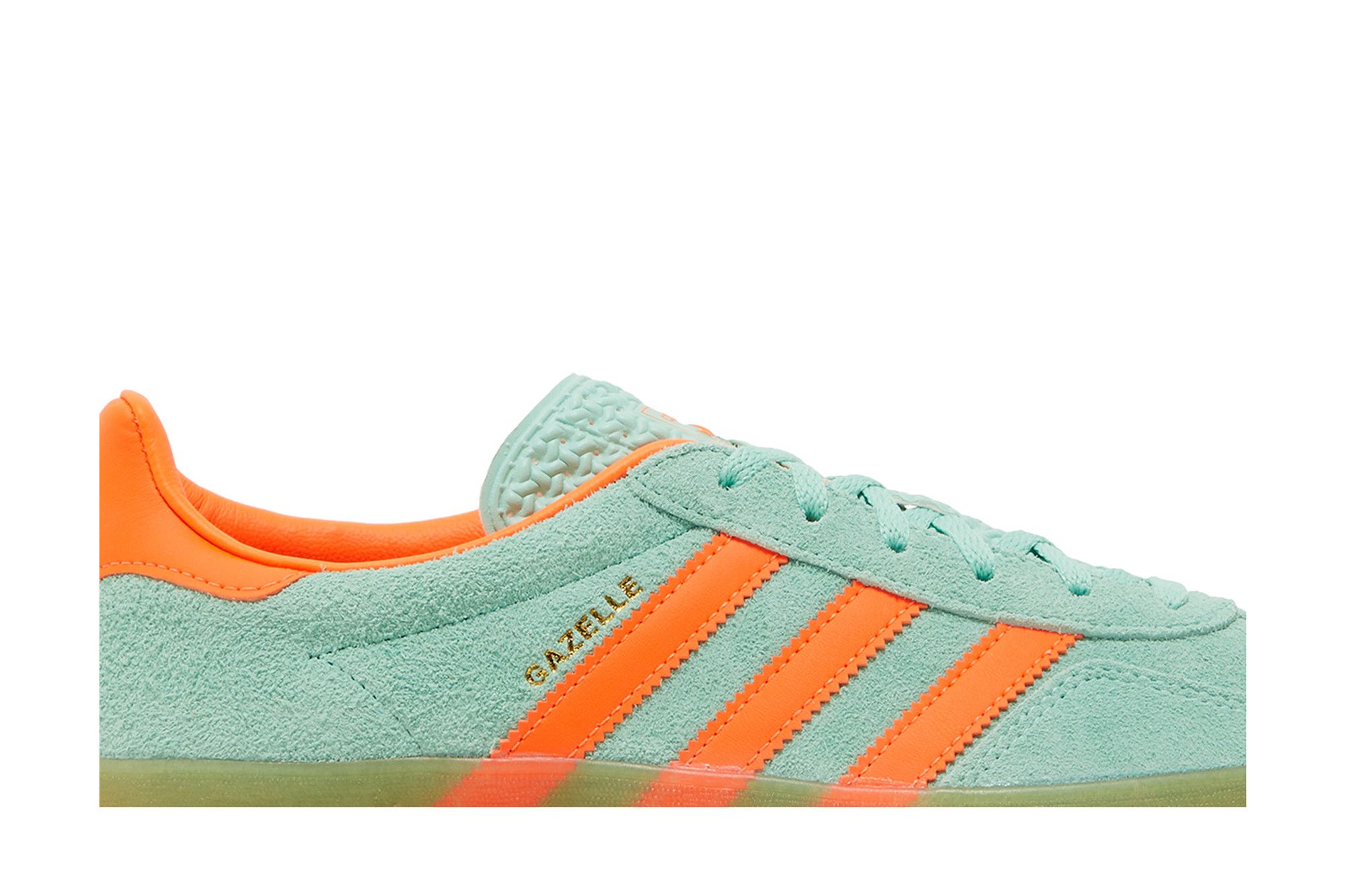 Buy Wmns Gazelle Indoor 'Pulse Mint Solar Orange' - HQ8714