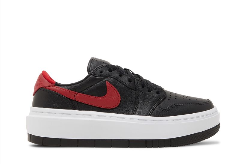 Wmns Air Jordan 1 Elevate Low Black Gym Red