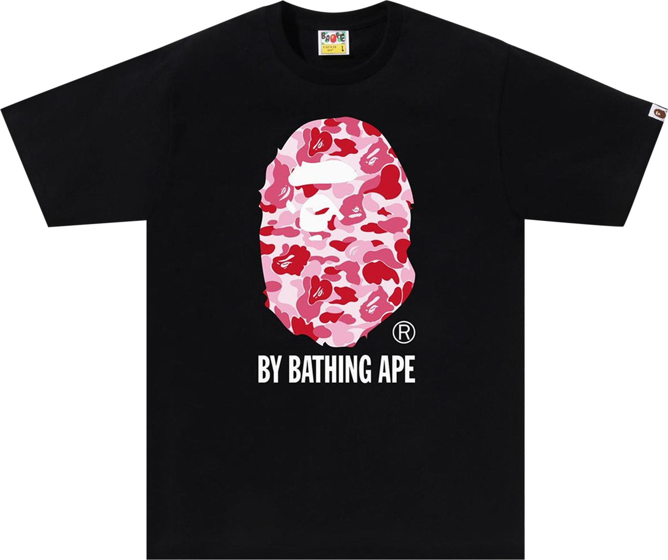 Buy BAPE ABC Camo By Bathing Ape Tee 'Black/Pink' - 1J30 110 006 BLACK ...