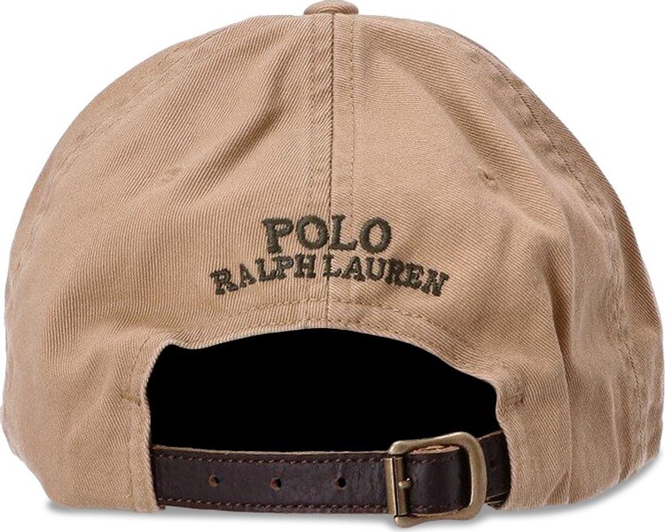 Polo Ralph Lauren Twill Sport Cap Vintage Khaki