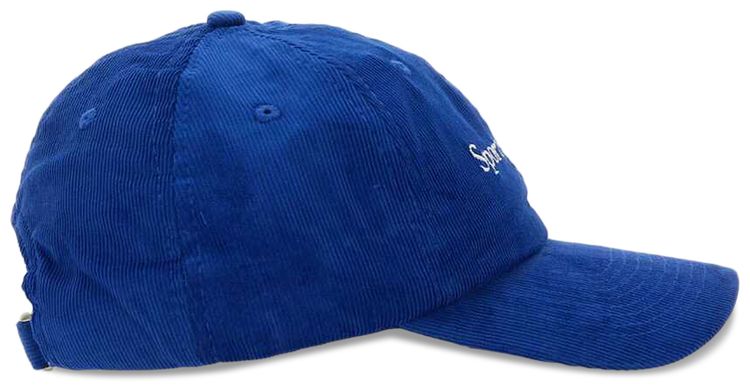 Sporty  Rich Serif Logo Corduroy Hat OceanCream