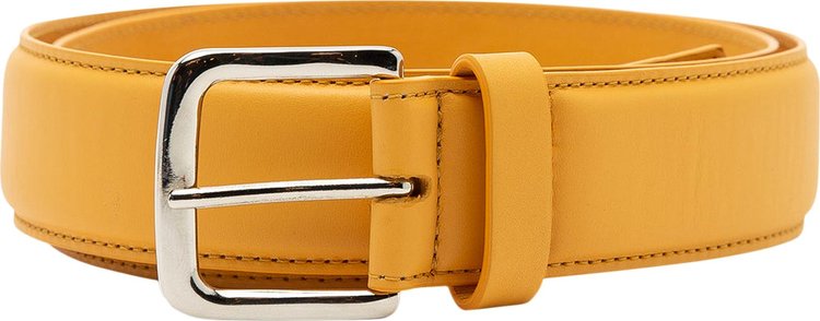 Dries Van Noten Leather Belt 'Yellow'