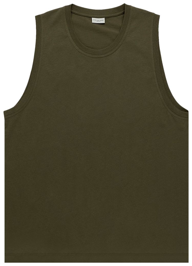 Dries Van Noten Heneta Top Khaki
