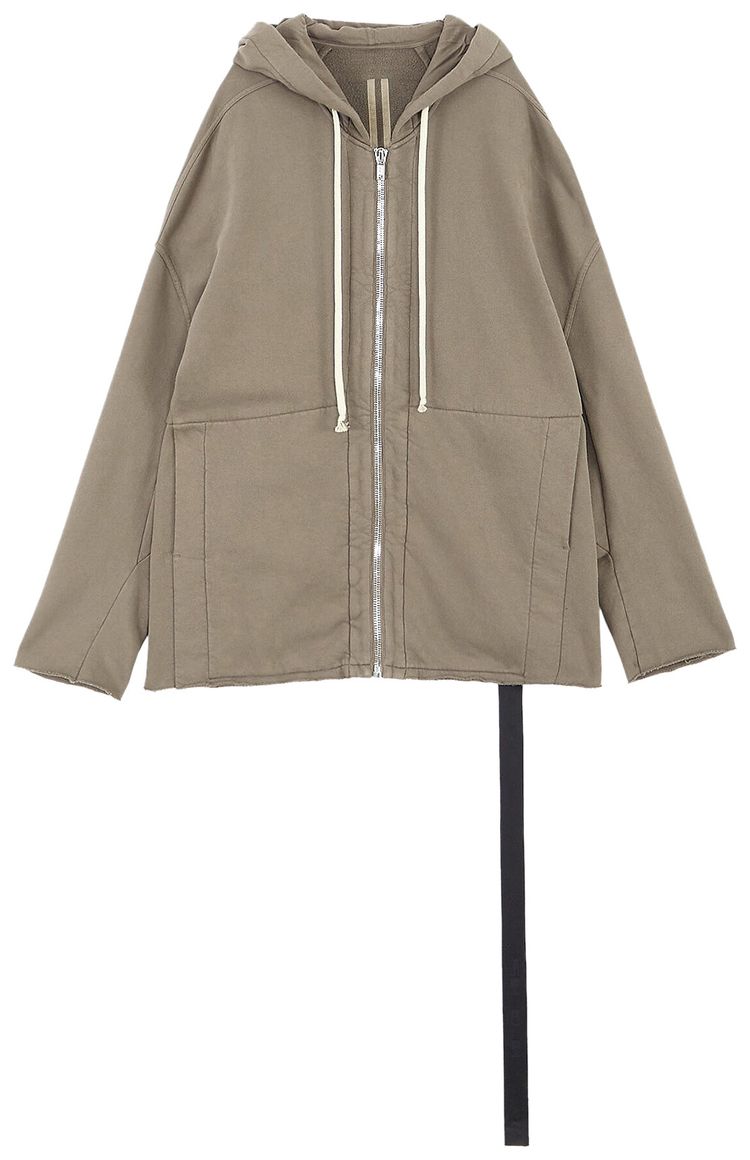 Rick Owens Zip Front Peter Jacket Grey