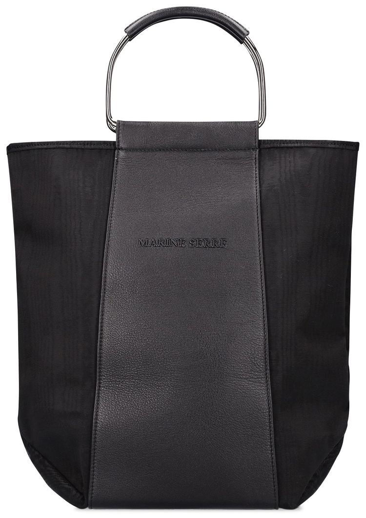 Marine Serre Moire Shopper Bag Black